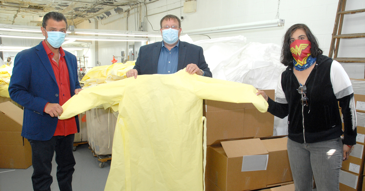 Assemblywoman Malliotakis Facilitates Medical Gown Production in