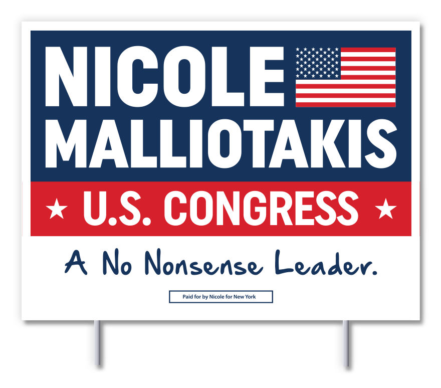 Small yard sign